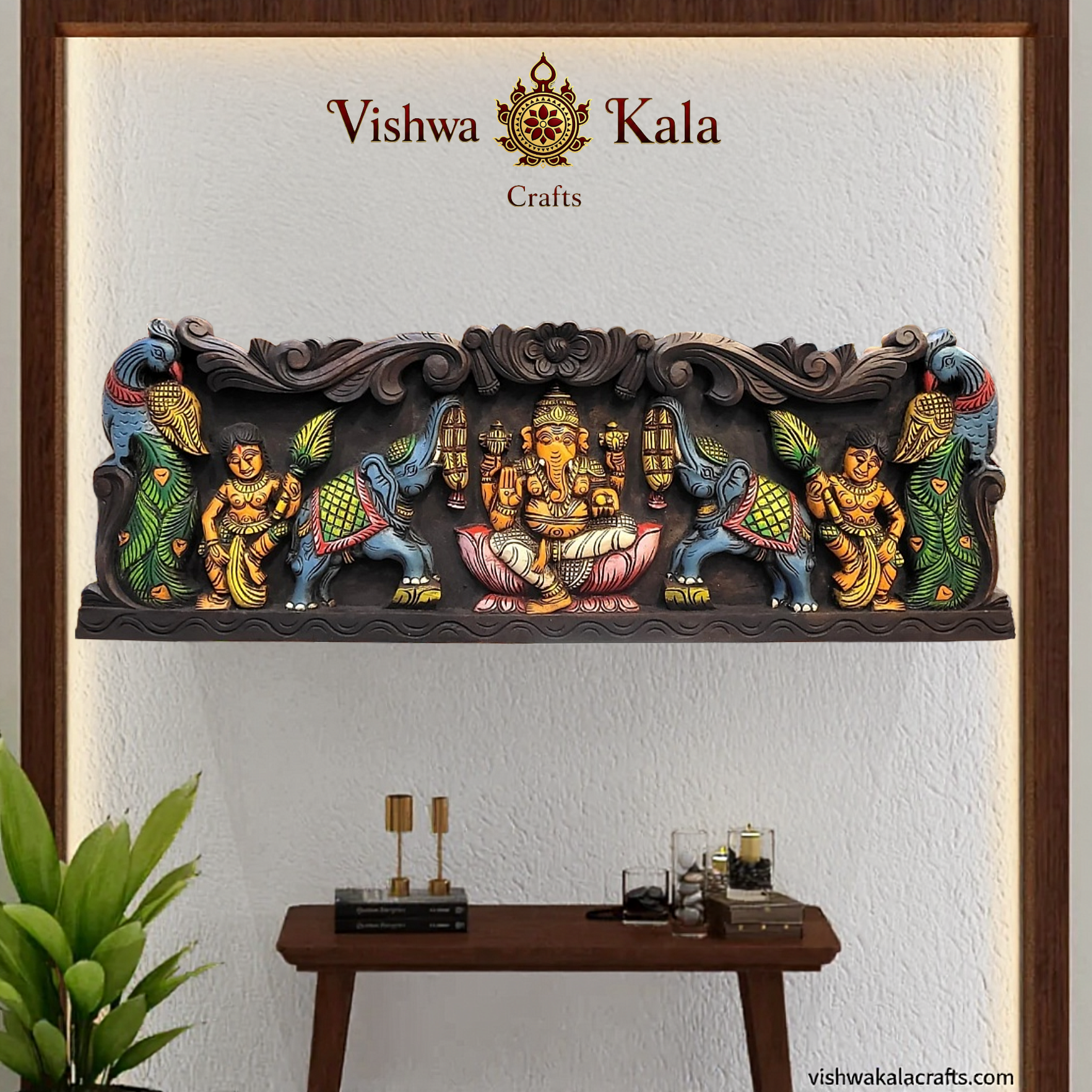 ganesha wall panel 