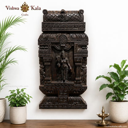 Meenakshi Amman wood decor