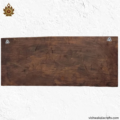 Lord Ranganathar With Namam Sangu Chakkaram wood Annam wooden wall panel Wall Hanging