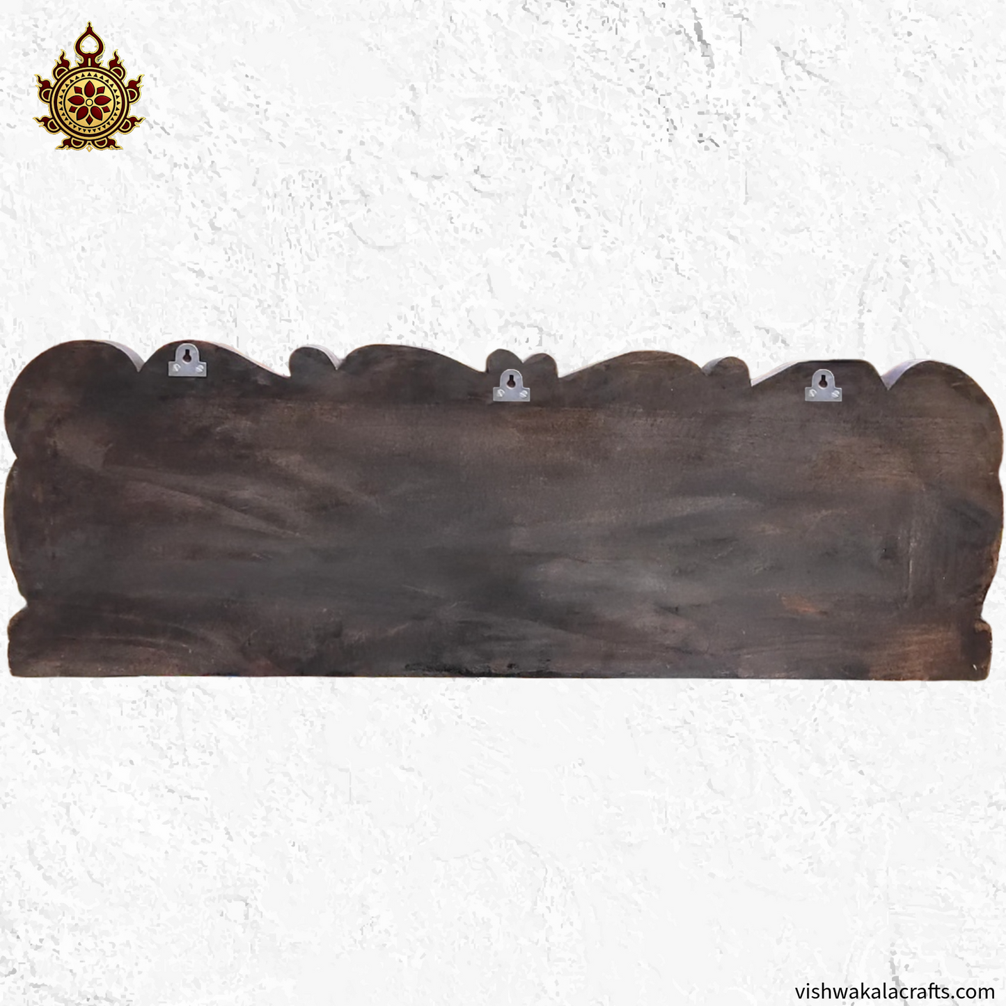 Lord Ranganathar with Garudar & Hanuman with Sangu Chekkaram Wall Panel
