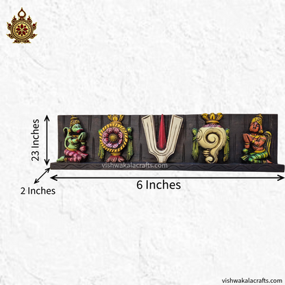Namam sangu Chakram with Garudan and Hanuman