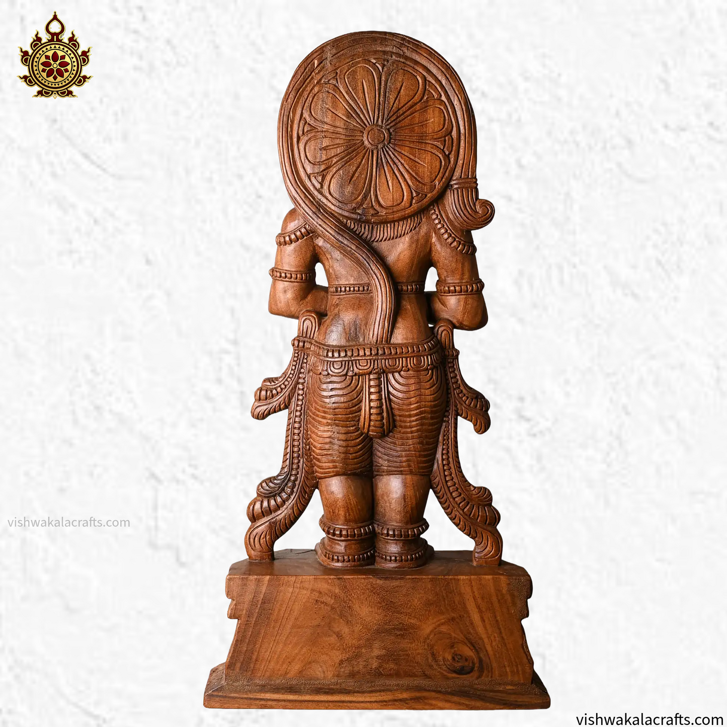 Handcrafted Wooden Hanuman Idol (God Sculpture) (37 inches)