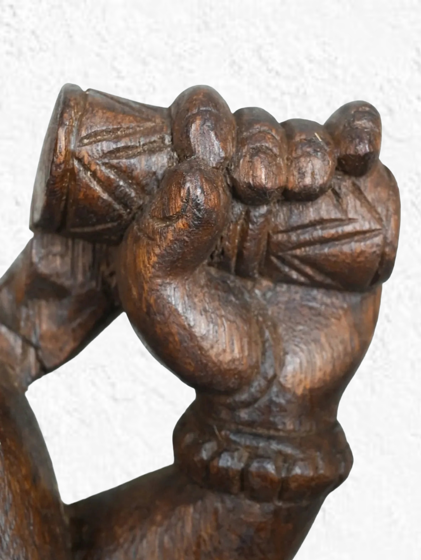 Handcrafted Meditative Lord Shiva Wooden Statue (21 inches)