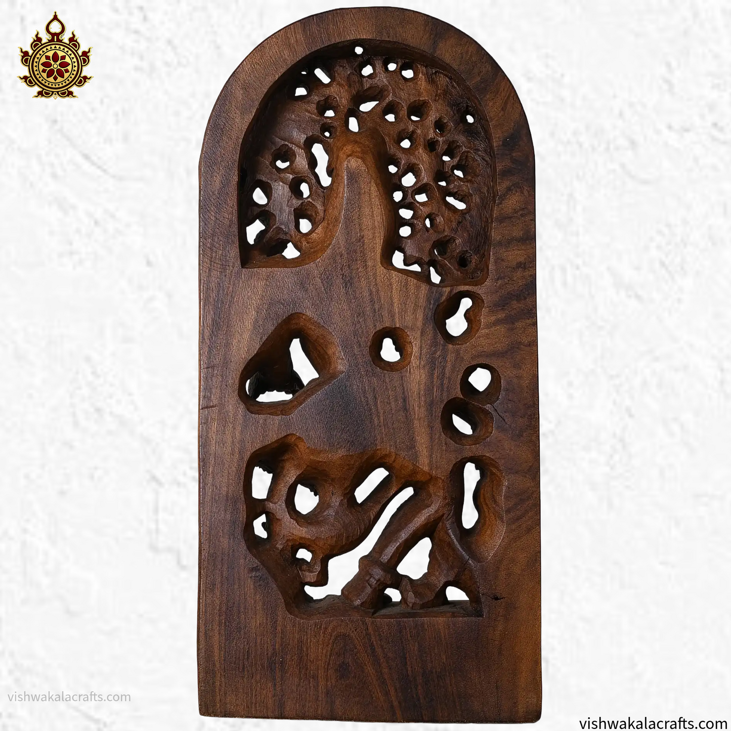 Wooden Handcrafted Dancing Shiva Sculpture – Antique Finish (24 Inches)
