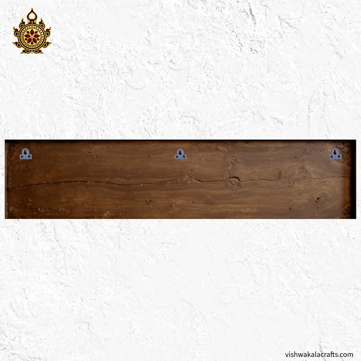 Sri Subramaniam Swamy Arupadai Murugan Wood Wall Panel 48''