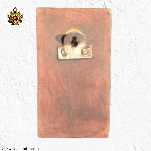 Parrot bodhil wood carving wall bracket corbel traditional chettinad handicrafts (9x9x3) Inches (Single)
