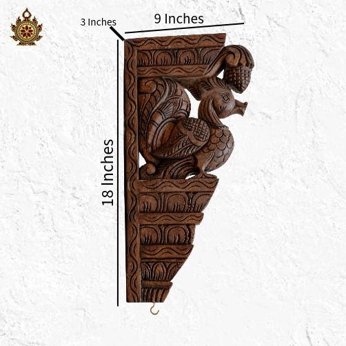 Annam BIG Wood Carving Wall bracket (single)