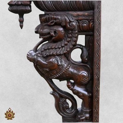 Yali (Dragon) Wall Bracket -Hand Carved Corbel (Single)